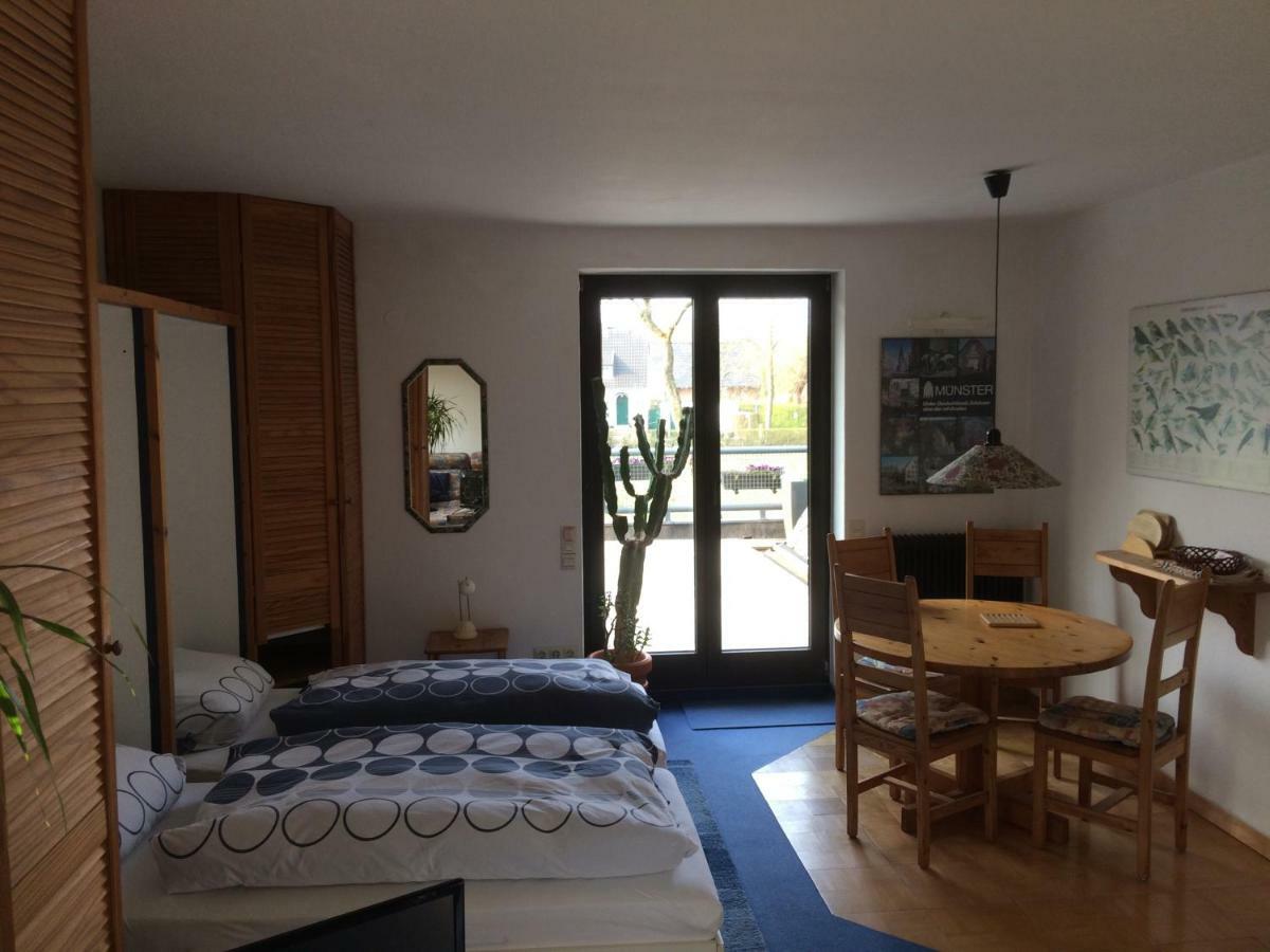 Idyllische Stadtrandwohnung ミュンスター エクステリア 写真