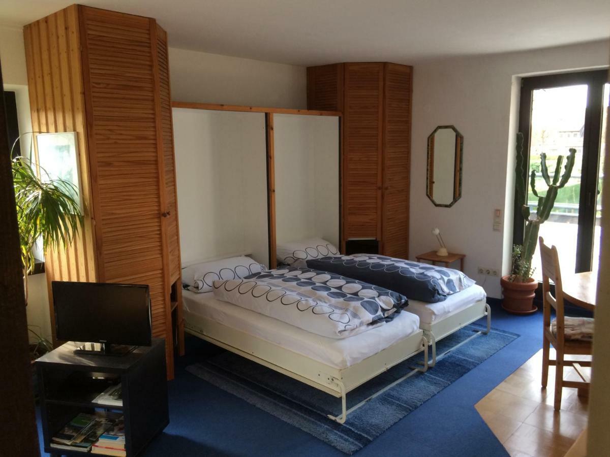 Idyllische Stadtrandwohnung ミュンスター エクステリア 写真